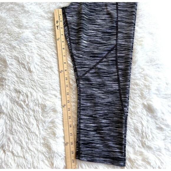 TEK GEAR DRY TEK Women's Slim Fit Performance Leggings Size M Black/White - Picture 7 of 10